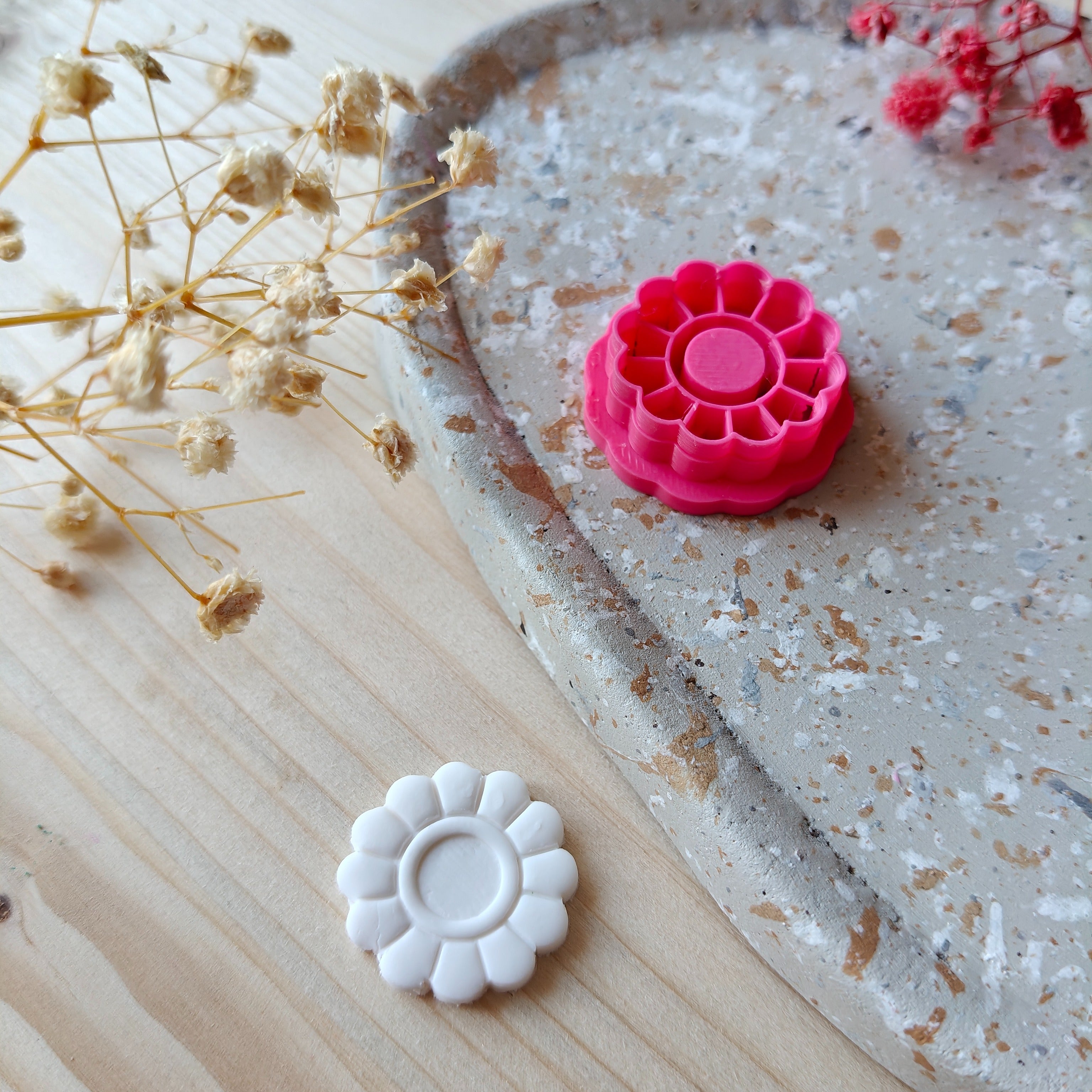 Fleur rosace élégante bijoux