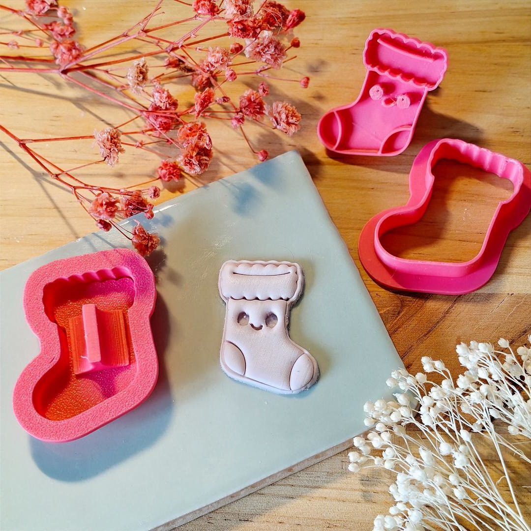 Emporte-pièce Chaussette Kawai (35 mm)