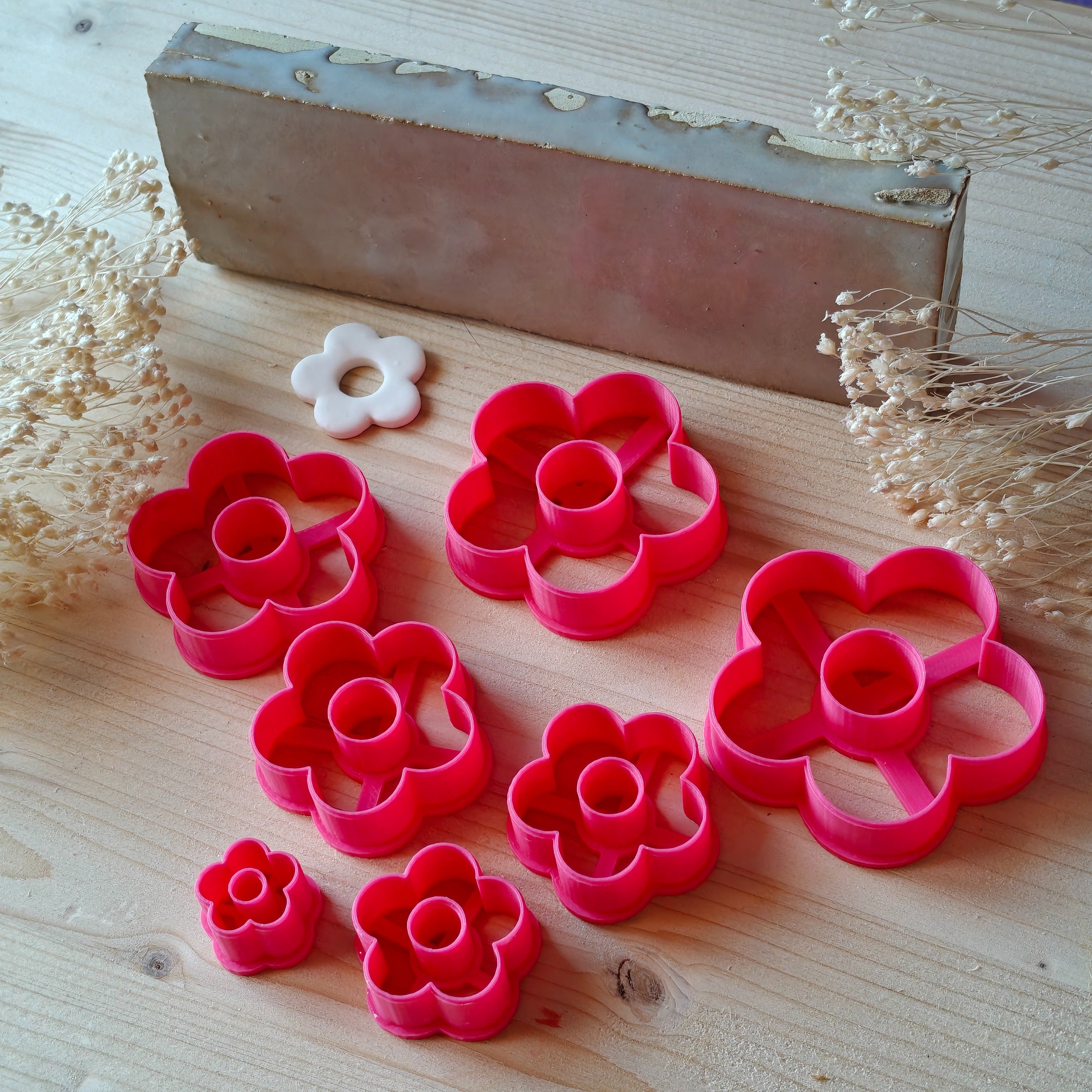 fleur simple emporte pièce