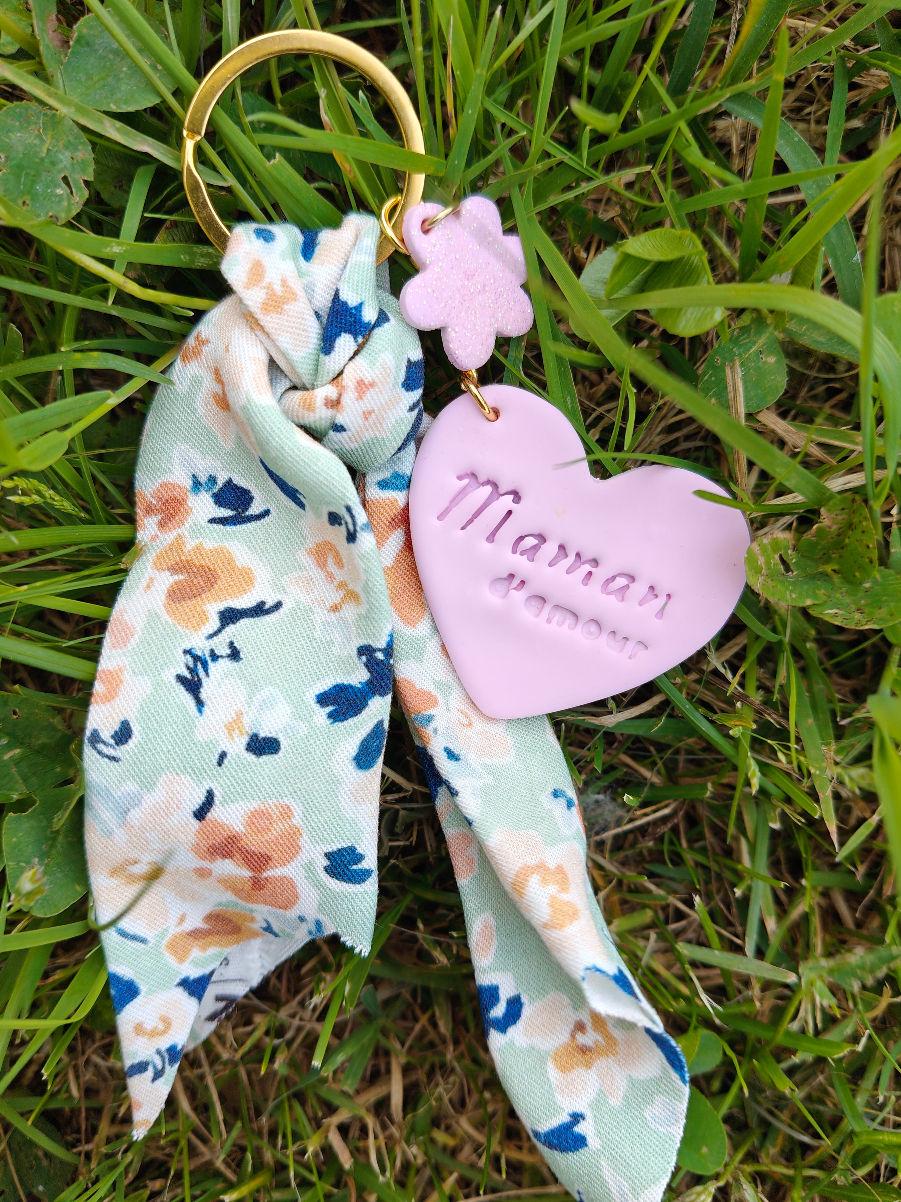 Coffret Créatif "Maman d'amour" – Bijou de Sac en Argile Polymère | Hop et Voilà !