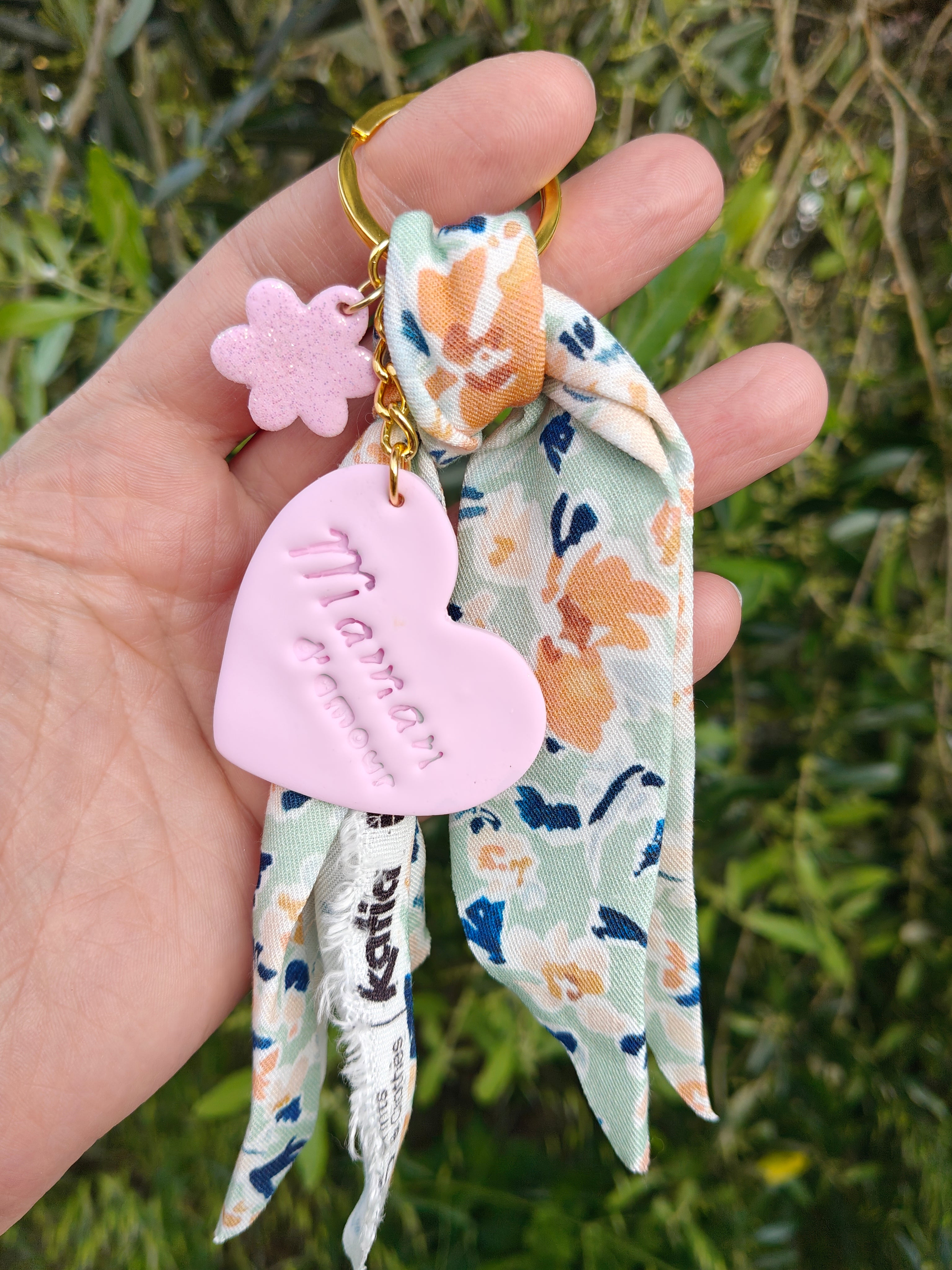Coffret Créatif "Maman d'amour" – Bijou de Sac en Argile Polymère | Hop et Voilà !
