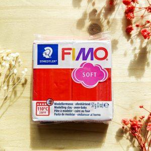 pâte fimo 57 g – rouge indien